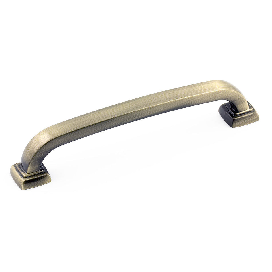 Richelieu BP815128AE: 128mm cc Vaughan Cabinet Pull - Antique English