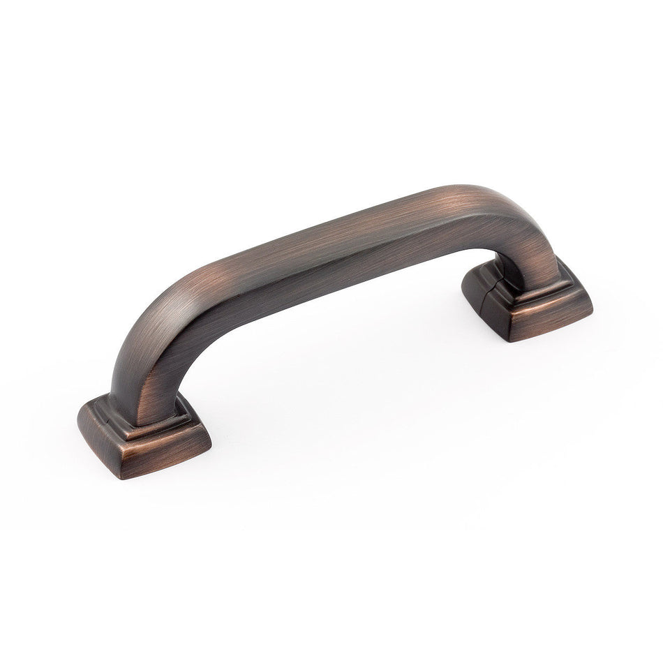 Richelieu BP81576BORB: 3" cc Vaughan Cabinet Pull - Brushed Oil Rubbed Bronze