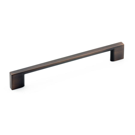 Richelieu BP8160160BORB: 160mm cc Armadale Square Bar Cabinet Pull - Brushed Oil Rubbed Bronze