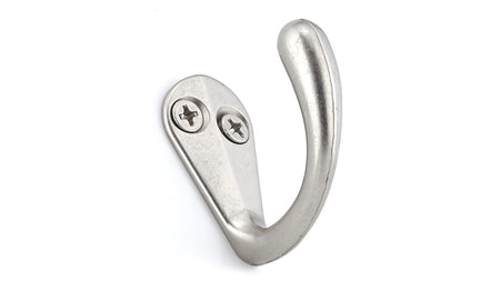 Richelieu BP81821184: 1-1/2" Utility Single Wall Hook (8-pack) - Satin Nickel