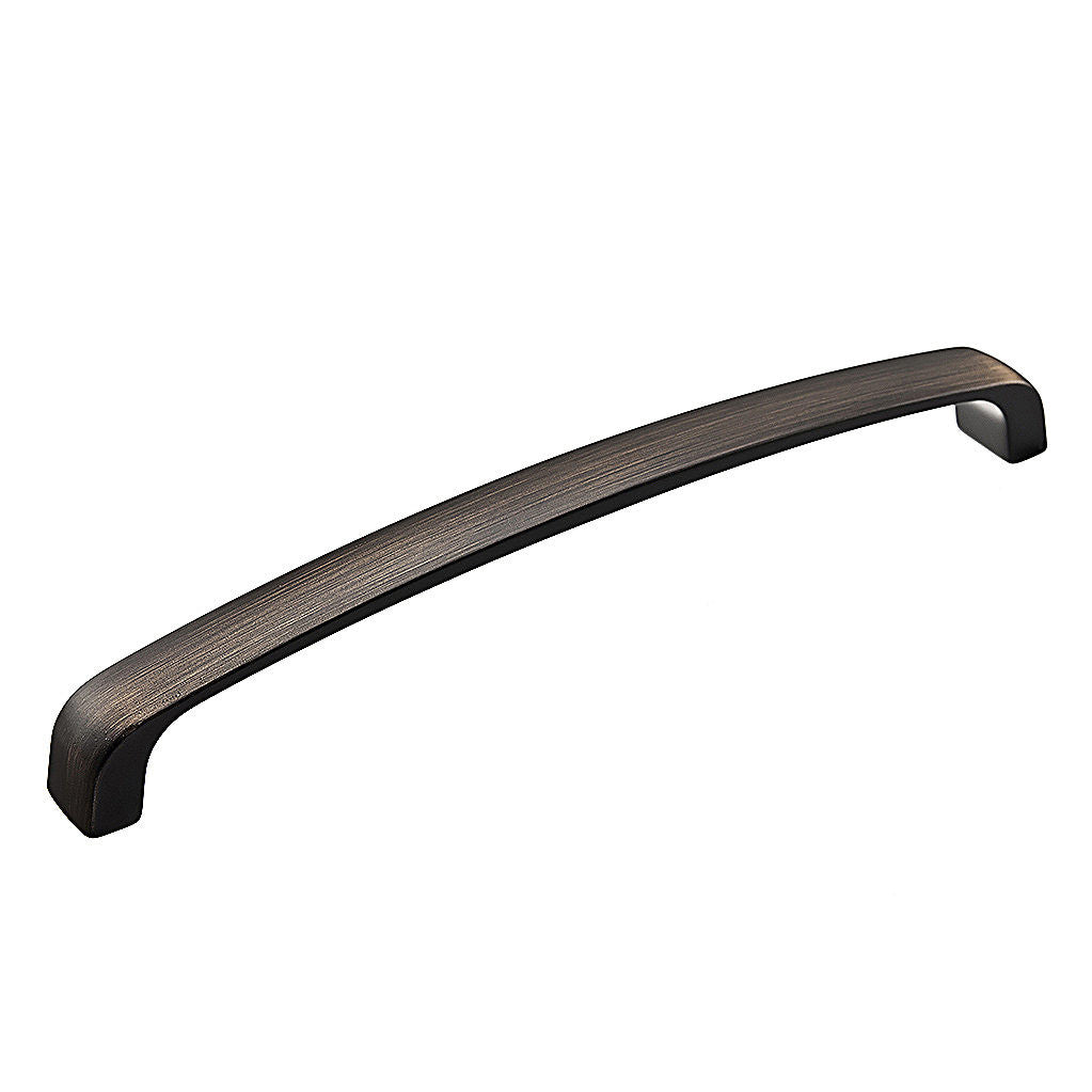 Richelieu BP820160BORB: 160mm cc Woburn Curved Bar Cabinet Pull - Brushed Oil Rubbed Bronze