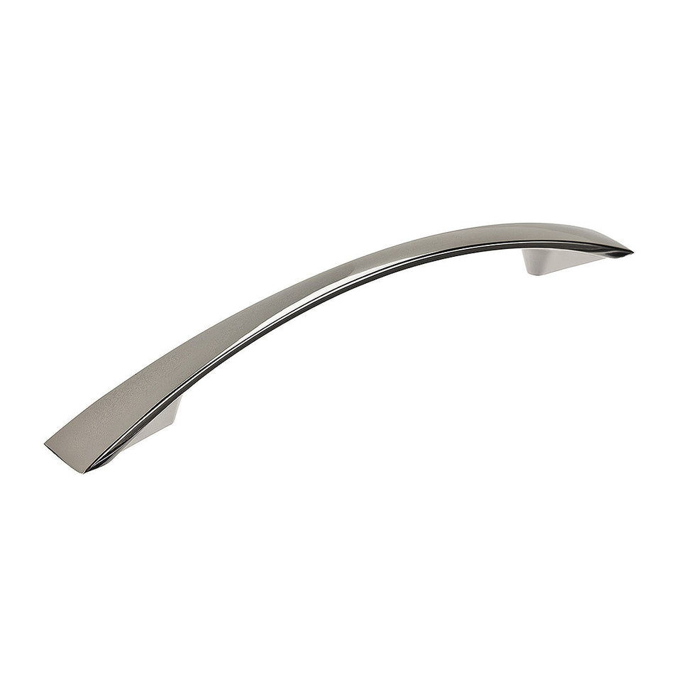 Richelieu BP821128180: 128mm cc Silverthorn Cabinet Pull - Polished Nickel