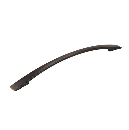 Richelieu BP821192BORB: 192mm cc Silverthorn Bow Cabinet Pull - Brushed Oil Rubbed Bronze