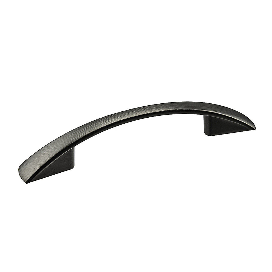 Richelieu BP82196143: 96mm cc Silverthorn Cabinet Pull - Antique Nickel