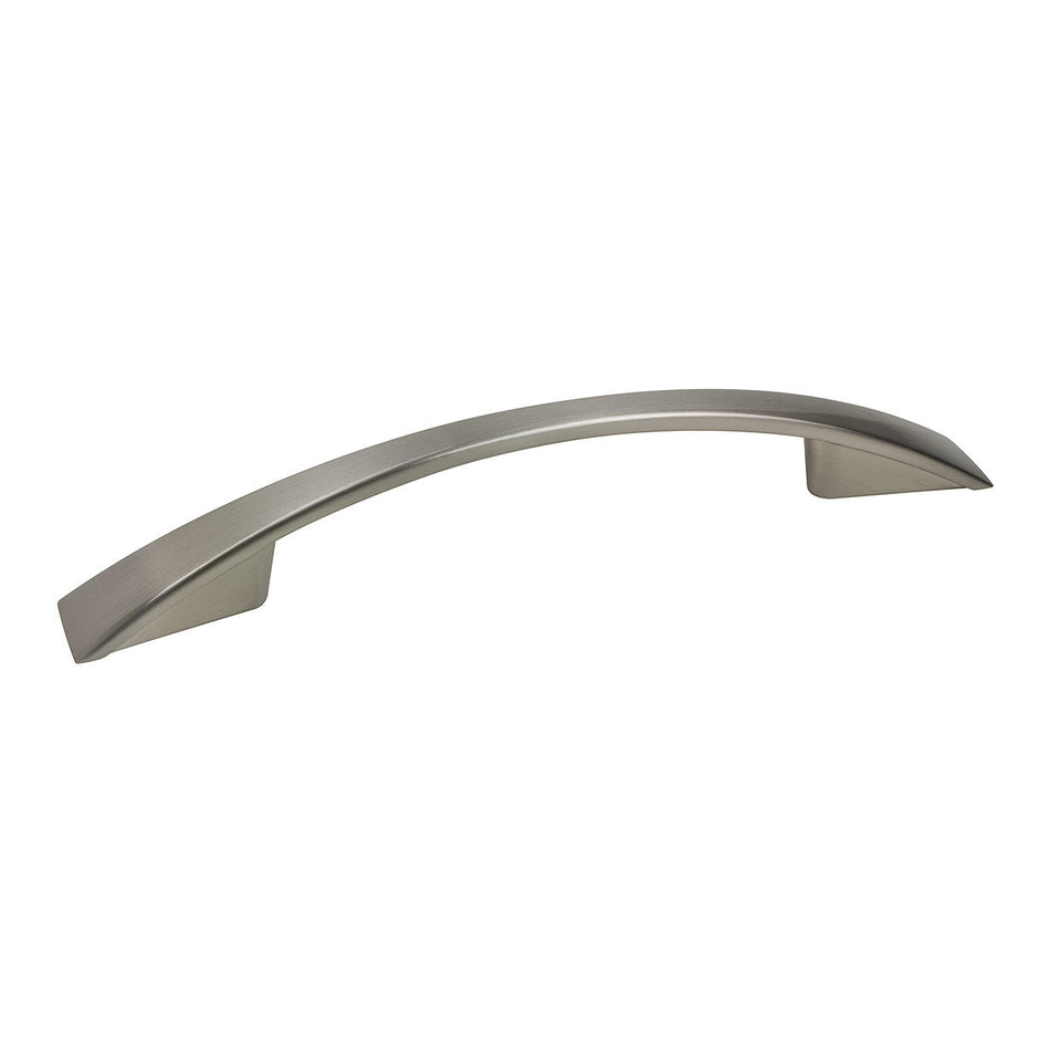 Richelieu BP82196195: 96mm cc Silverthorn Cabinet Pull - Brushed Nickel