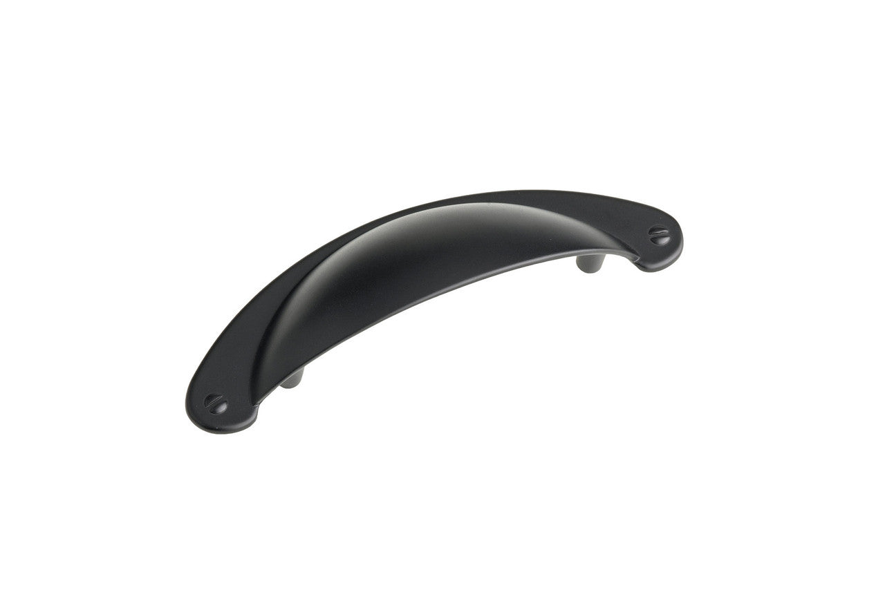 Richelieu BP82333900: 3" cc Sorbonne Cup Cabinet Pull - Matte Black