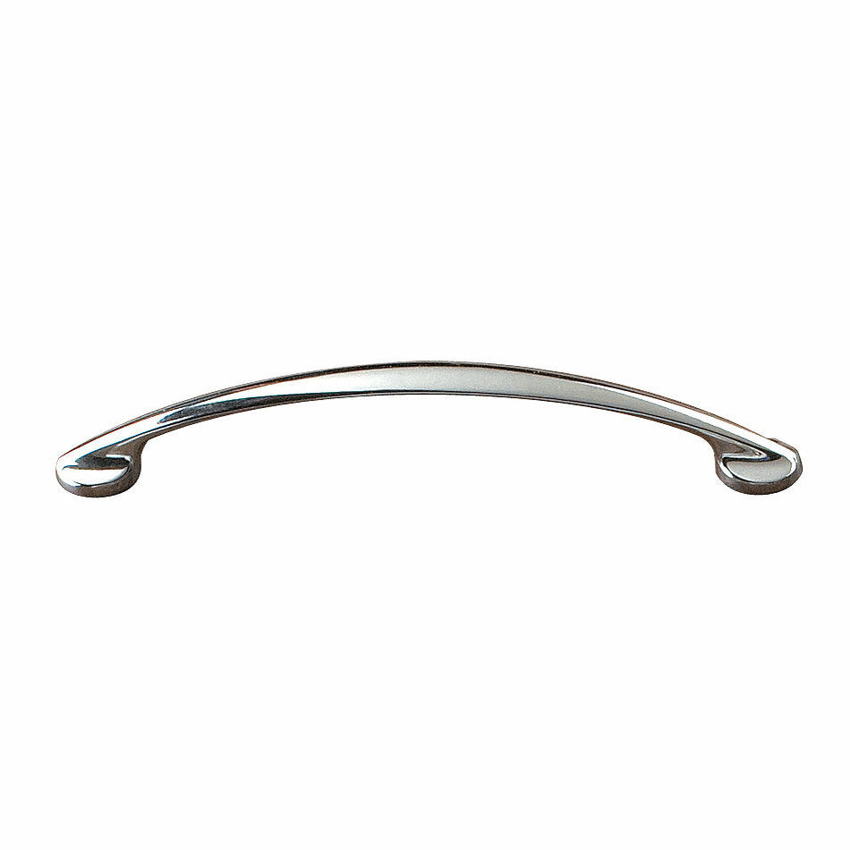 Richelieu BP82905128140: 128mm cc Contemporary Cabinet Pull - Polished Chrome