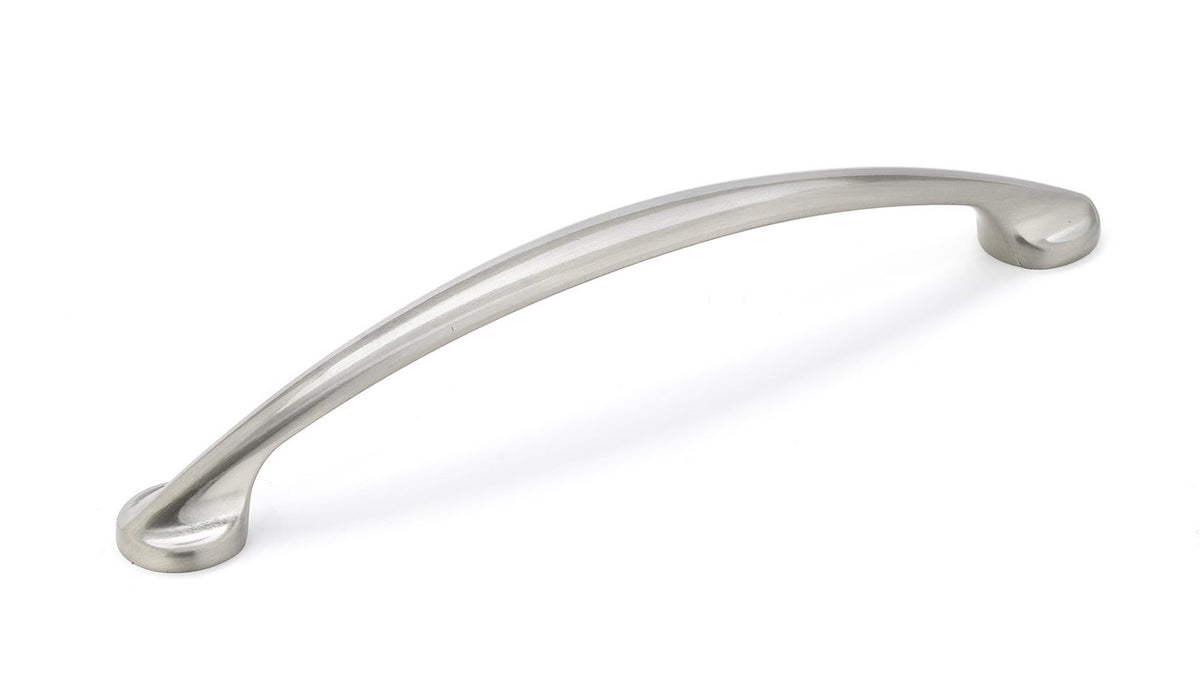 Richelieu BP82905128195: 128mm cc Contemporary Cabinet Pull - Brushed Nickel