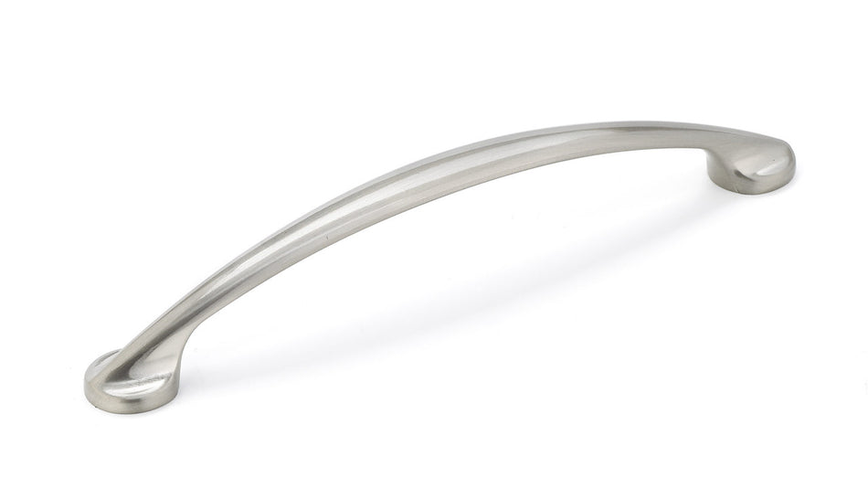 Richelieu BP82905128195: 128mm cc Contemporary Cabinet Pull - Brushed Nickel