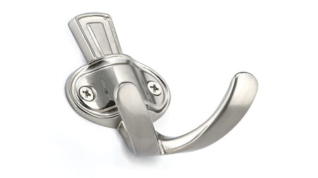 Richelieu BP84732195: 3" Classic Double Wall Hook - Brushed Nickel