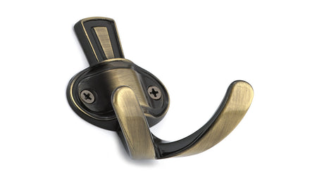 Richelieu BP84732AE: 3" Classic Double Wall Hook - Antique English