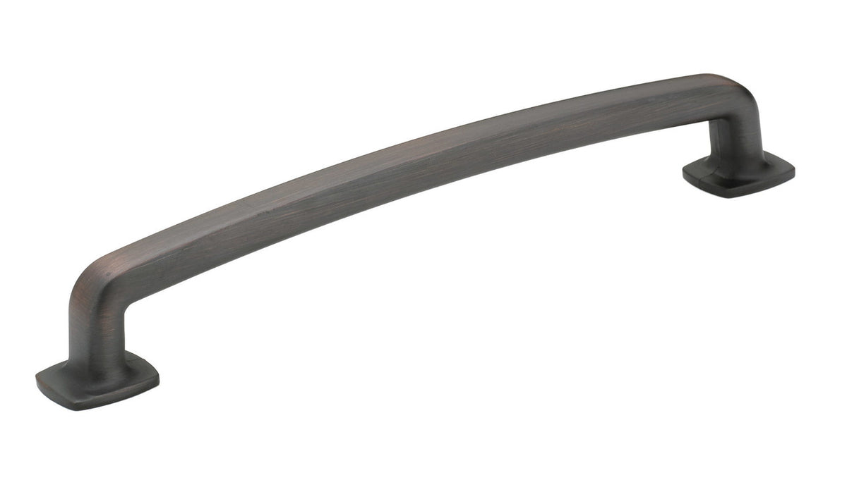Richelieu BP863160BORB: 160mm cc Terrebonne Curved Bar Cabinet Pull - Brushed Oil Rubbed Bronze