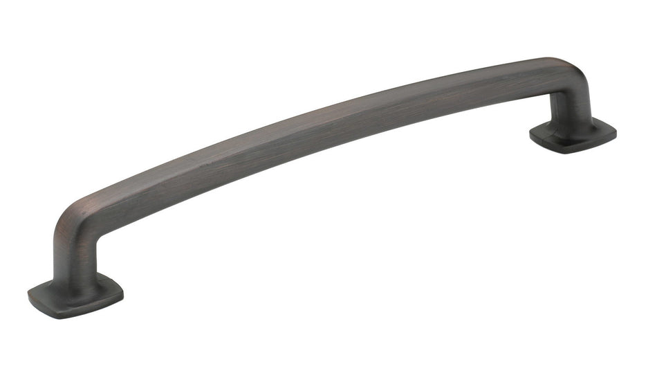 Richelieu BP863160BORB: 160mm cc Terrebonne Curved Bar Cabinet Pull - Brushed Oil Rubbed Bronze