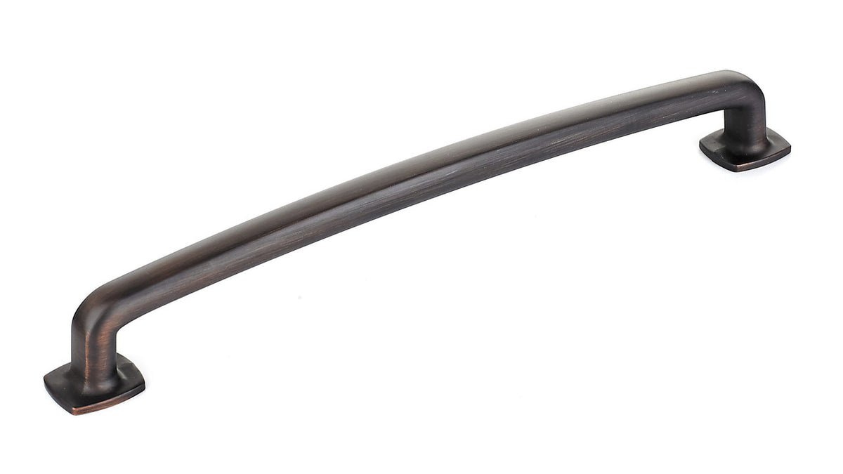 Richelieu BP863192BORB: 192mm cc Terrebonne Curved Bar Cabinet Pull - Brushed Oil Rubbed Bronze