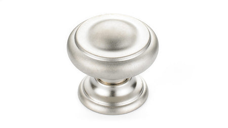 Richelieu BP8632184: 1-3/16" Rosebank Cabinet Knob - Matte Nickel
