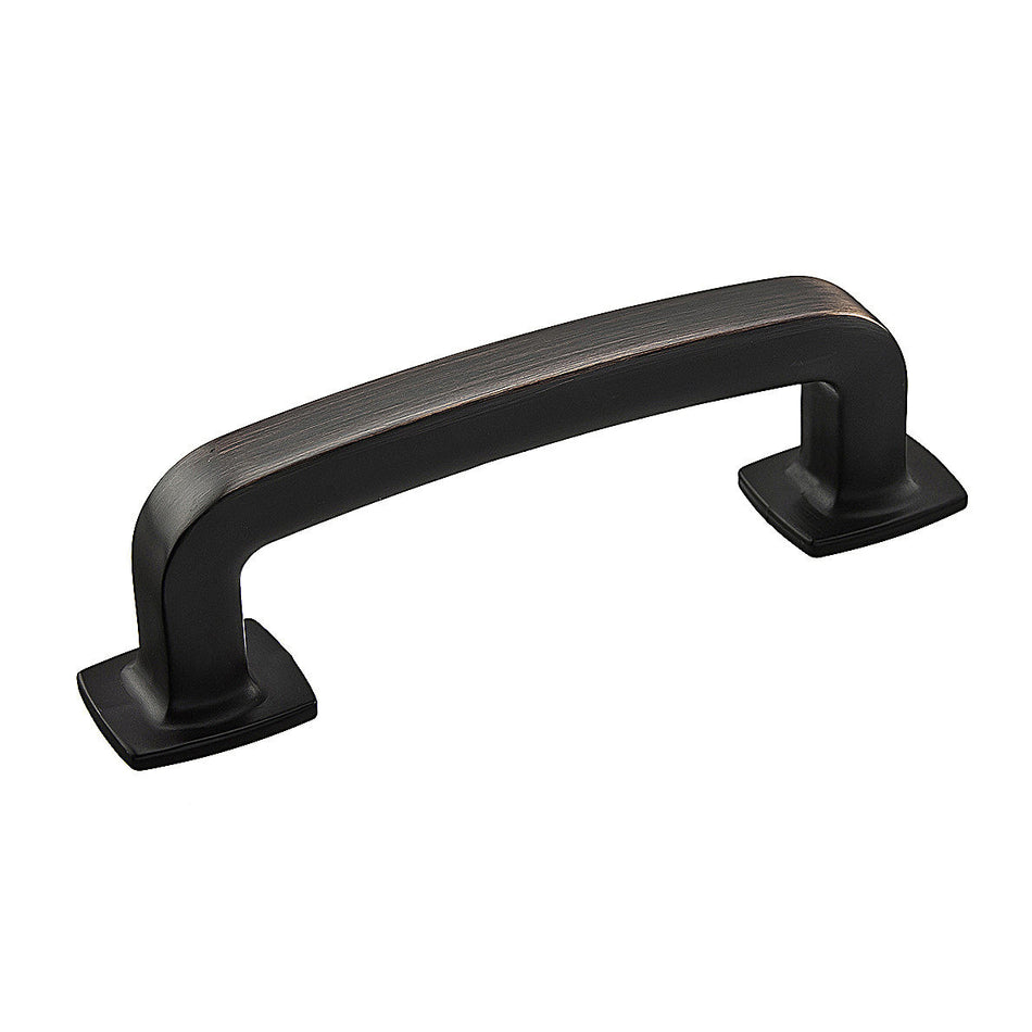 Richelieu BP86376BORB: 3" cc Terrebonne Cabinet Pull - Brushed Oil Rubbed Bronze