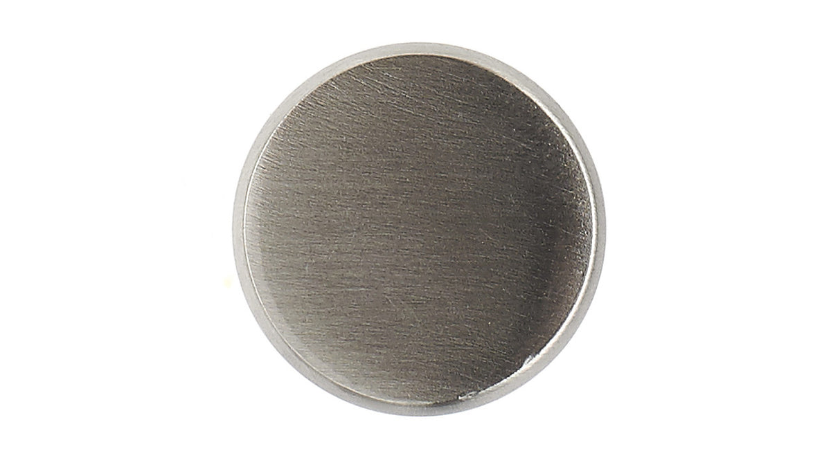 Richelieu BP868195: 20mm Geneva Cabinet Knob - Brushed Nickel