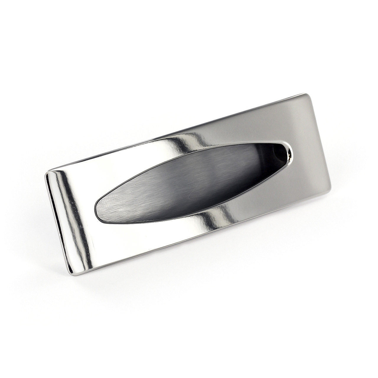 Richelieu BP87076180: 3" cc Contemporary Recessed Cabinet Pull - Polished Nickel