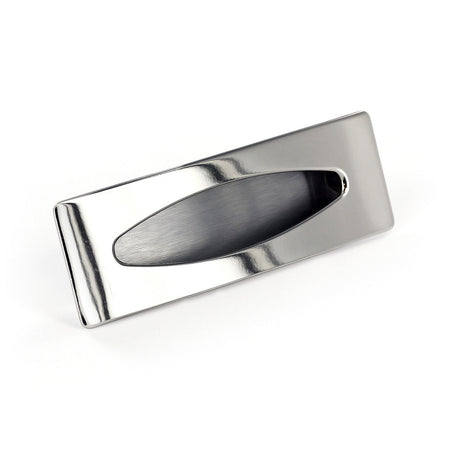 Richelieu BP87076180: 3" cc Contemporary Recessed Cabinet Pull - Polished Nickel