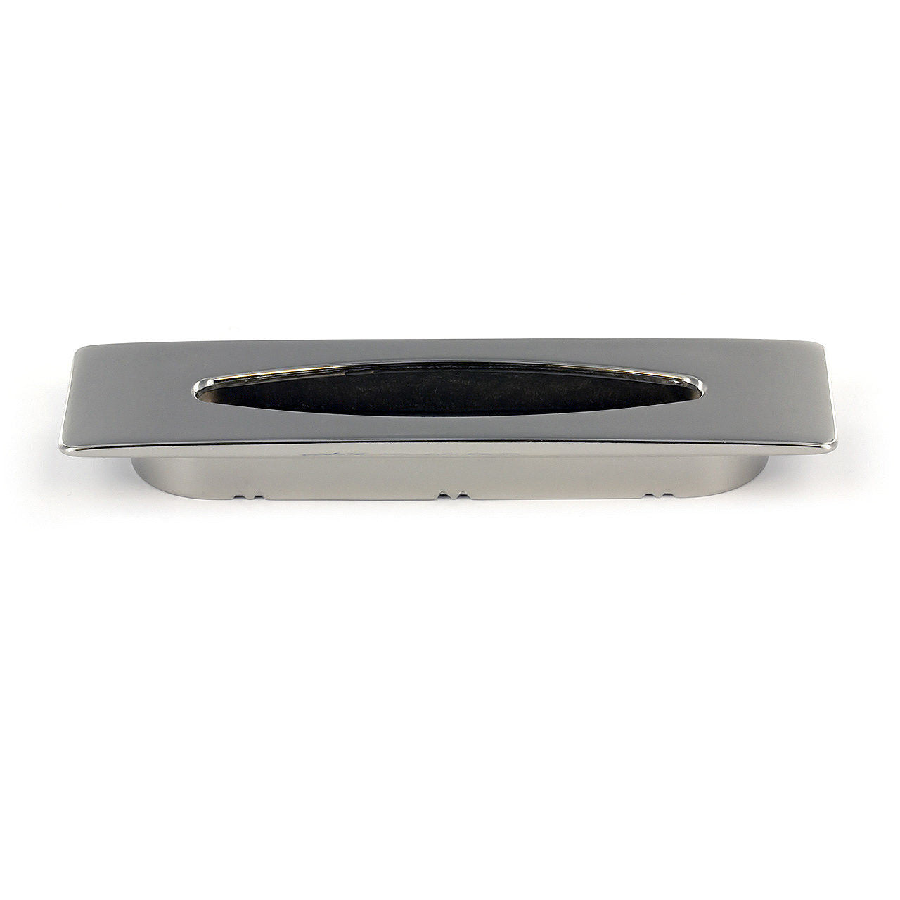 Richelieu BP87096180: 96mm cc Contemporary Recessed Cabinet Pull - Polished Nickel