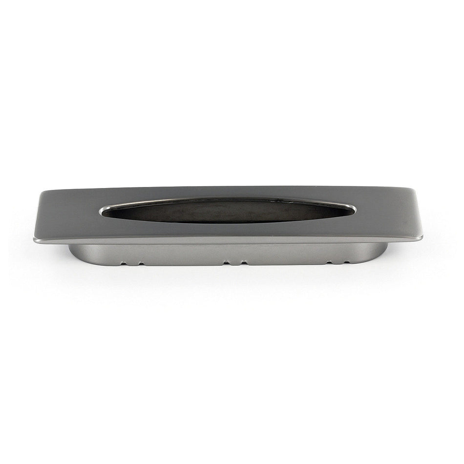 Richelieu BP87096195: 96mm cc Contemporary Recessed Cabinet Pull - Brushed Nickel
