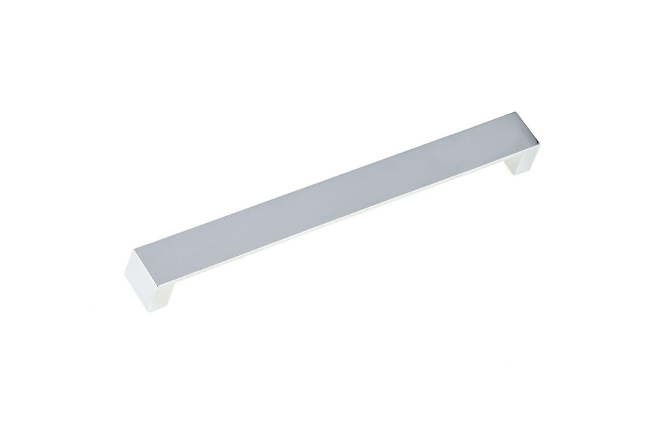 Richelieu BP8718320140: 320mm cc Contemporary Cup Cabinet Pull - Polished Chrome