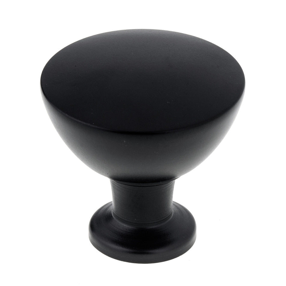 Richelieu BP872034900: 34mm Acadia Cabinet Knob - Black