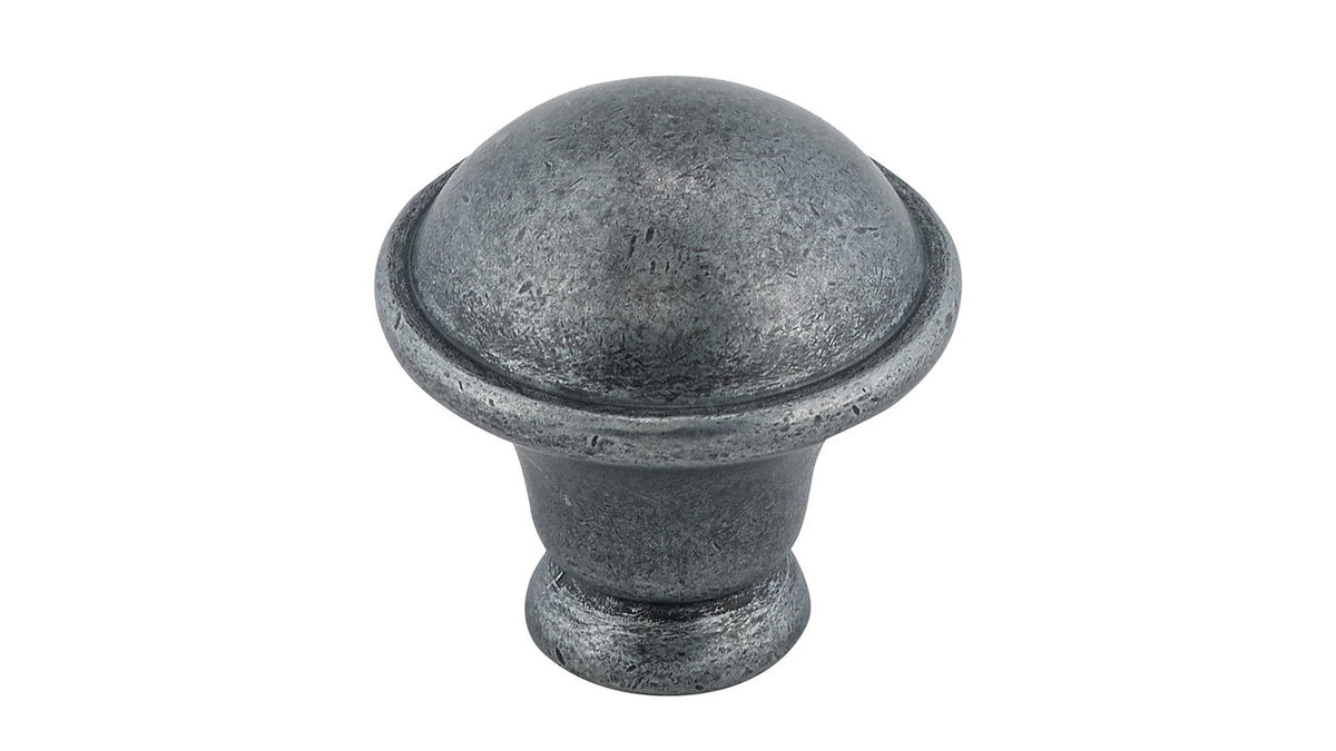 Richelieu BP872142: 1-1/4" Nantes Cabinet Knob - Pewter