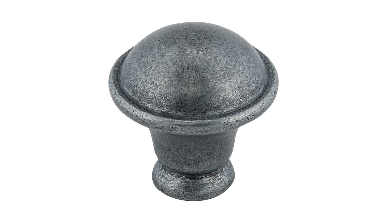 Richelieu BP872142: 1-1/4" Nantes Cabinet Knob - Pewter