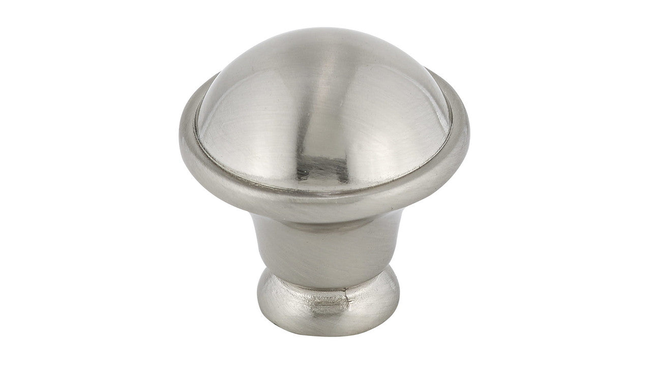 Richelieu BP872195: 1-1/4" Nantes Cabinet Knob - Brushed Nickel