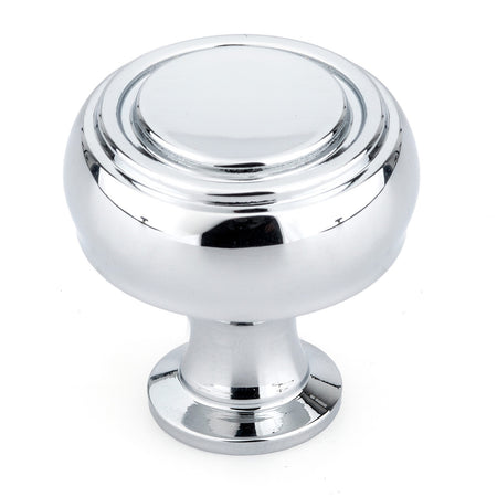 Richelieu BP872233140: 1-5/16" Edgemont Cabinet Knob - Polished Chrome