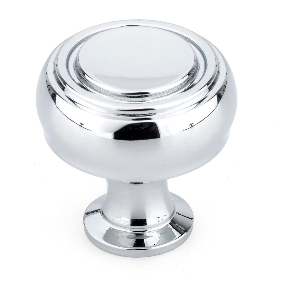 Richelieu BP872233140: 1-5/16" Edgemont Cabinet Knob - Polished Chrome