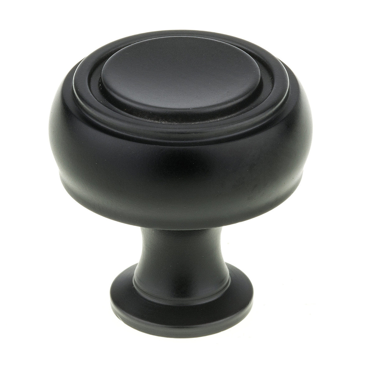 Richelieu BP872233900: 1-5/16" Edgemont Cabinet Knob - Black