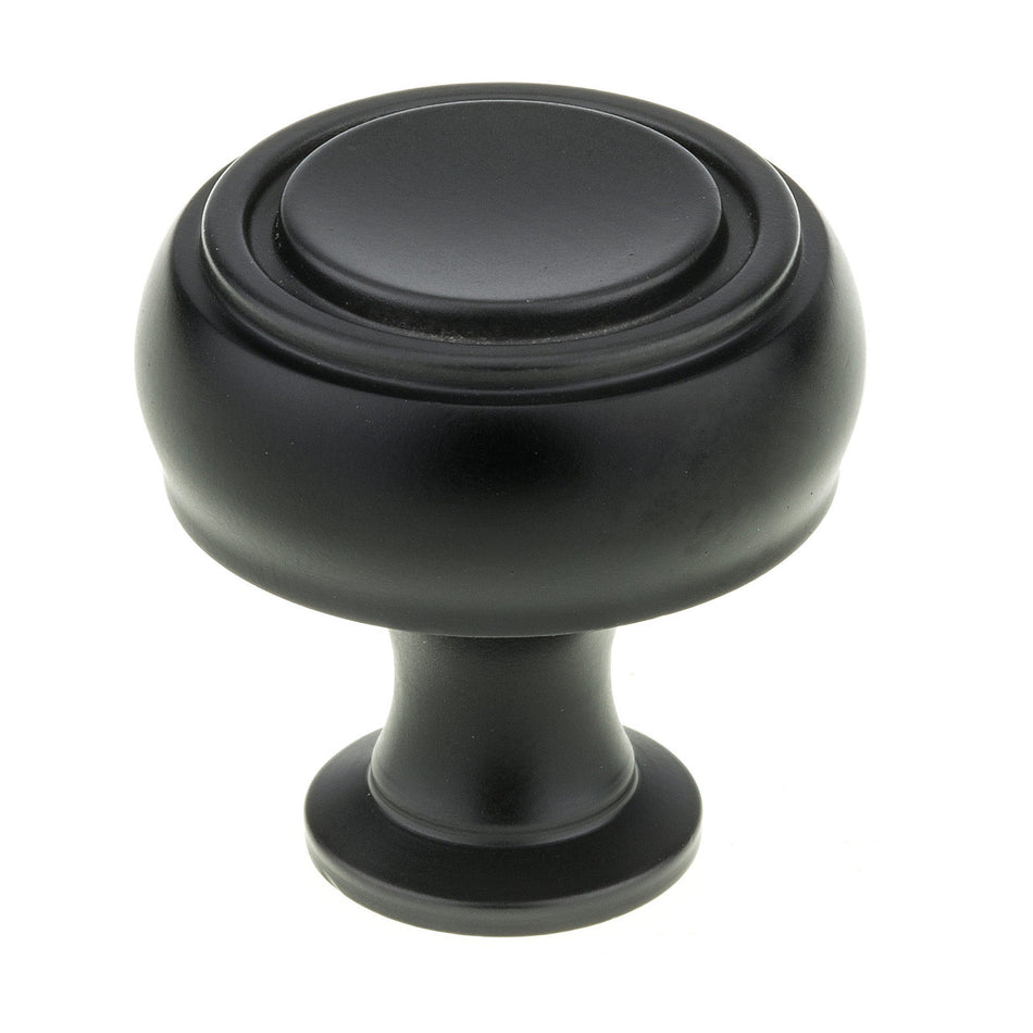 Richelieu BP872233900: 1-5/16" Edgemont Cabinet Knob - Black
