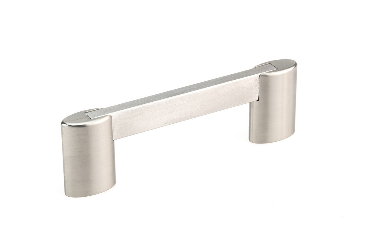 Richelieu BP872896195: 96mm cc Manhattan Cabinet Pull - Brushed Nickel
