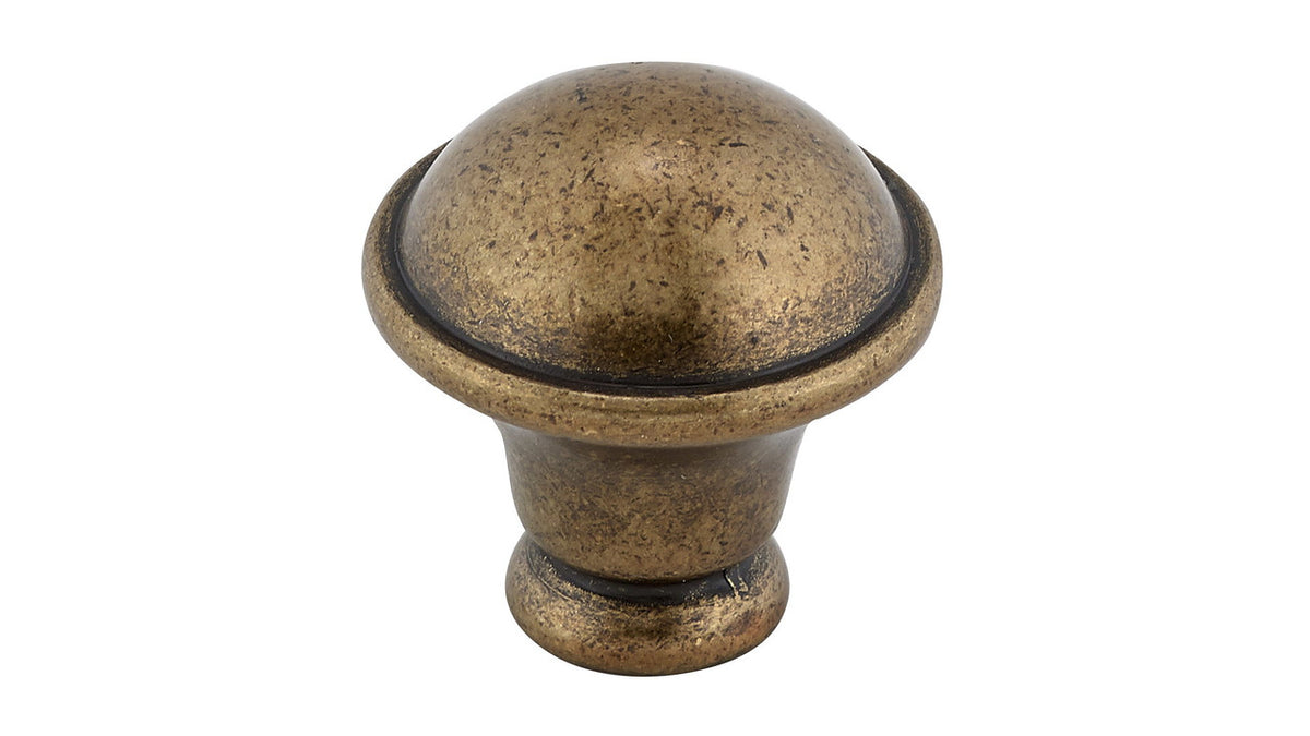 Richelieu BP872R3: 1-1/4" Nantes Cabinet Knob - Regency Brass