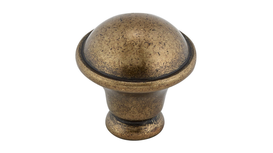 Richelieu BP872R3: 1-1/4" Nantes Cabinet Knob - Regency Brass