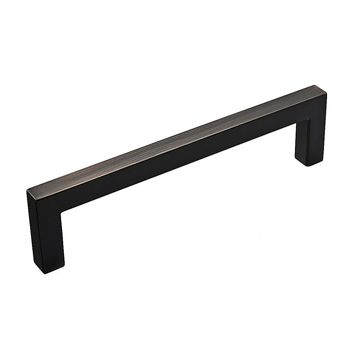 Richelieu BP873128BORB: 128mm cc Contemporary Cabinet Pull - Brushed Oil Rubbed Bronze