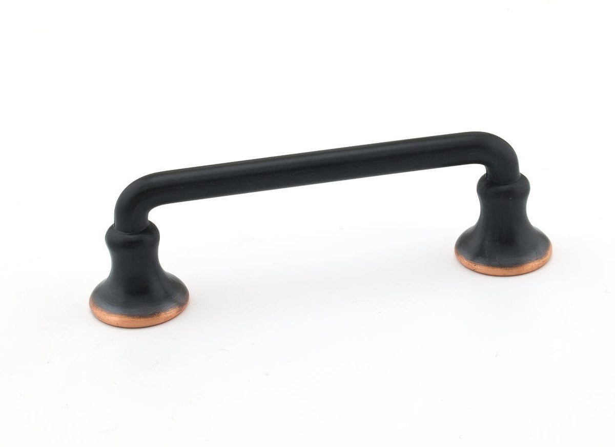 Richelieu BP873BORB: 3" cc Traditional Cabinet Pull - Brushed Oil Rubbed Bronze