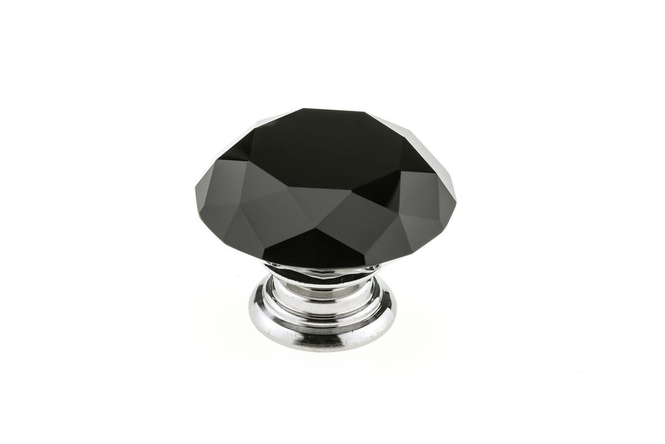 Richelieu BP87765014090: 2" Bolzano Cabinet Knob - Polished Chrome/Clear Crystal