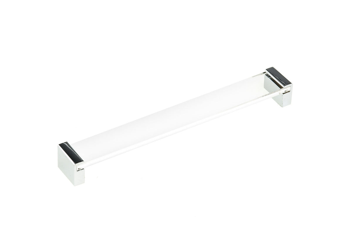 Richelieu BP877825614011: 256mm cc Como Cabinet Pull - Polished Chrome/Clear Acrylic