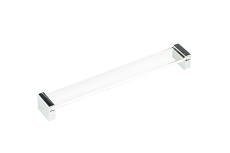 Richelieu BP877825614011: 256mm cc Como Cabinet Pull - Polished Chrome/Clear Acrylic
