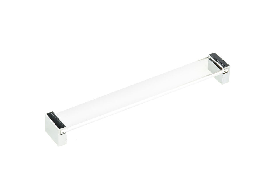 Richelieu BP877825614011: 256mm cc Como Cabinet Pull - Polished Chrome/Clear Acrylic