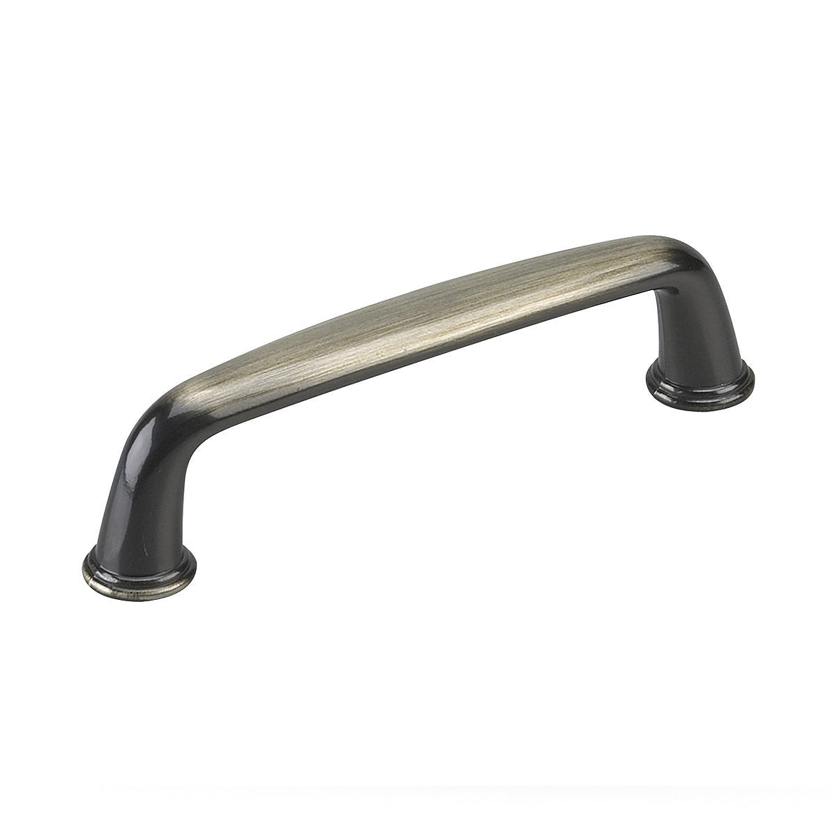 Richelieu BP877AE: 96mm cc Nantes Cabinet Pull - Antique English