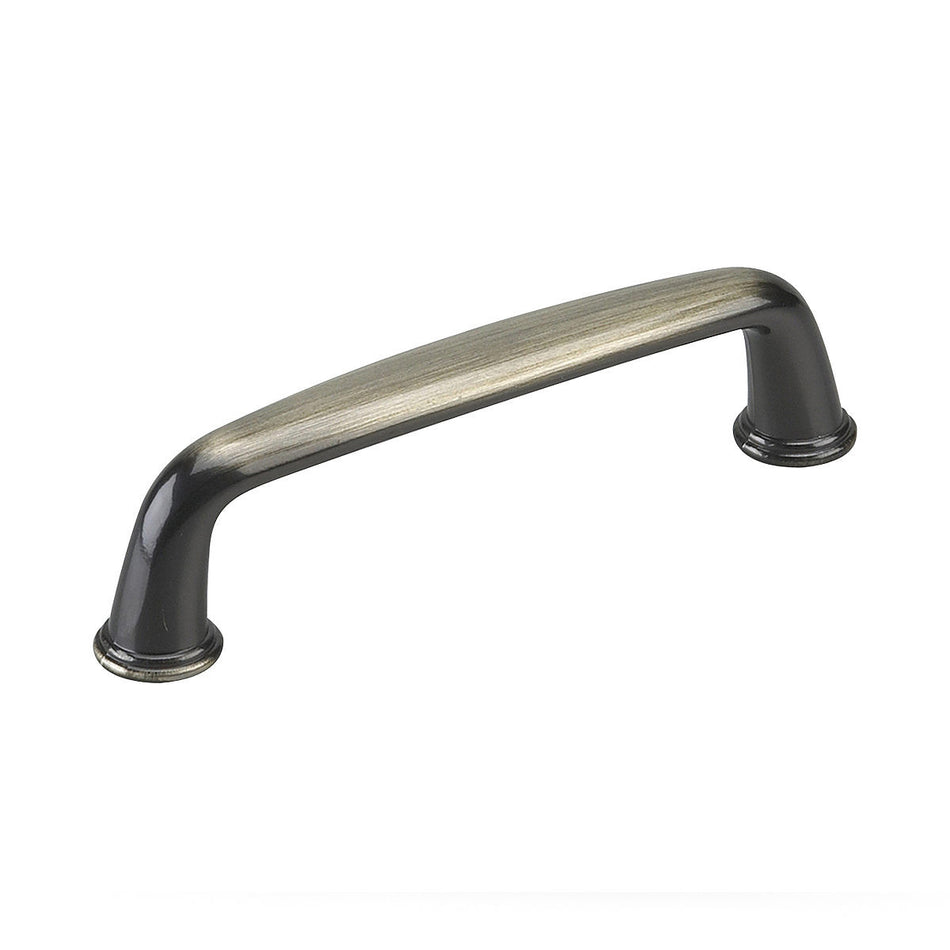 Richelieu BP877AE: 96mm cc Nantes Cabinet Pull - Antique English