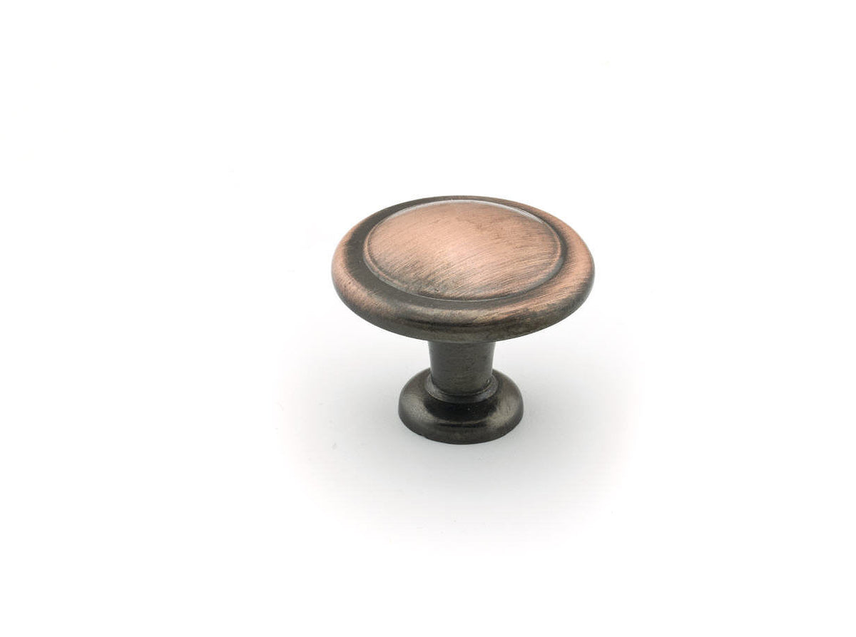 Richelieu BP878193: 1-1/4" Toulouse Cabinet Knob - Antique Copper
