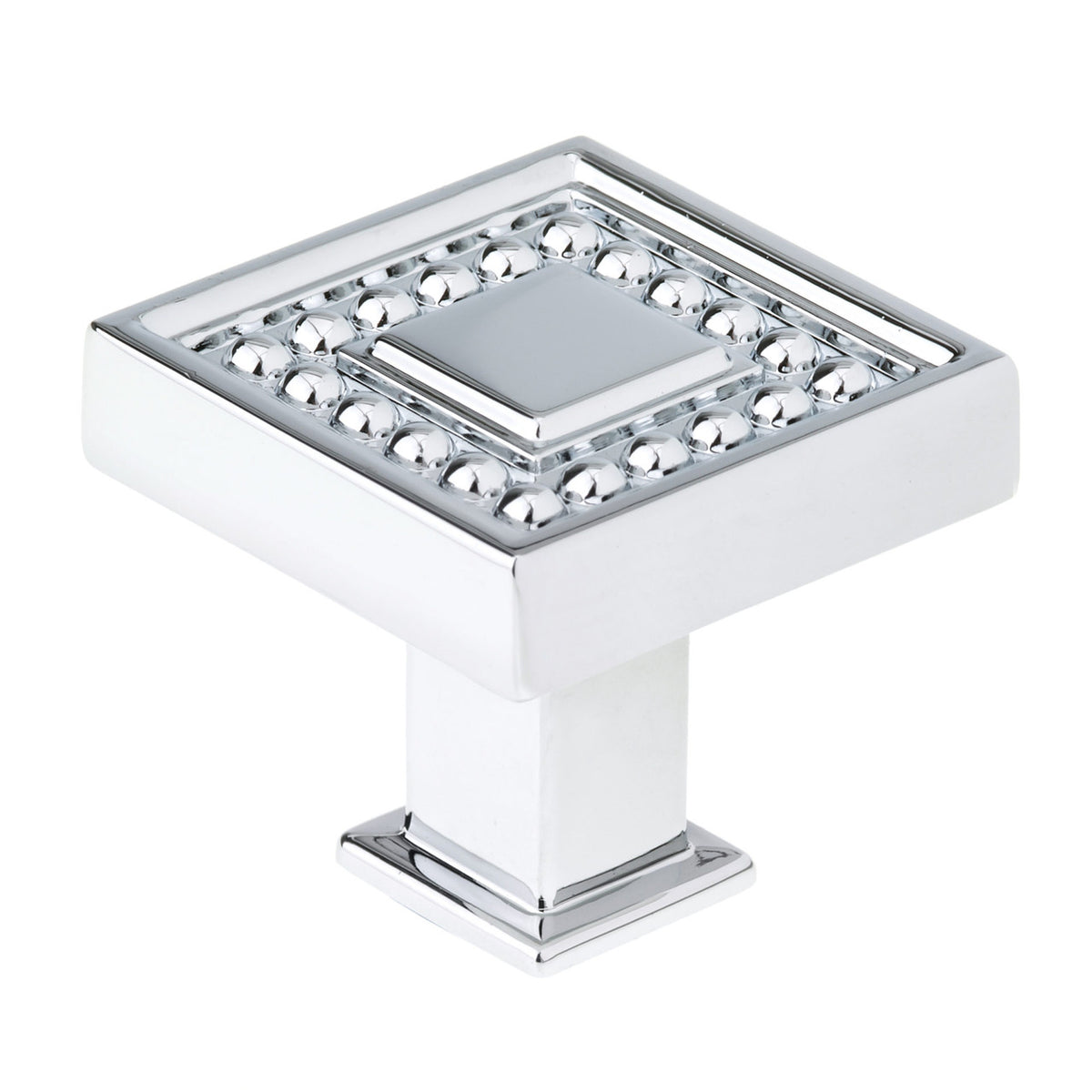 Richelieu BP87953333140: 1-5/16" Torcello Square Cabinet Knob - Chrome