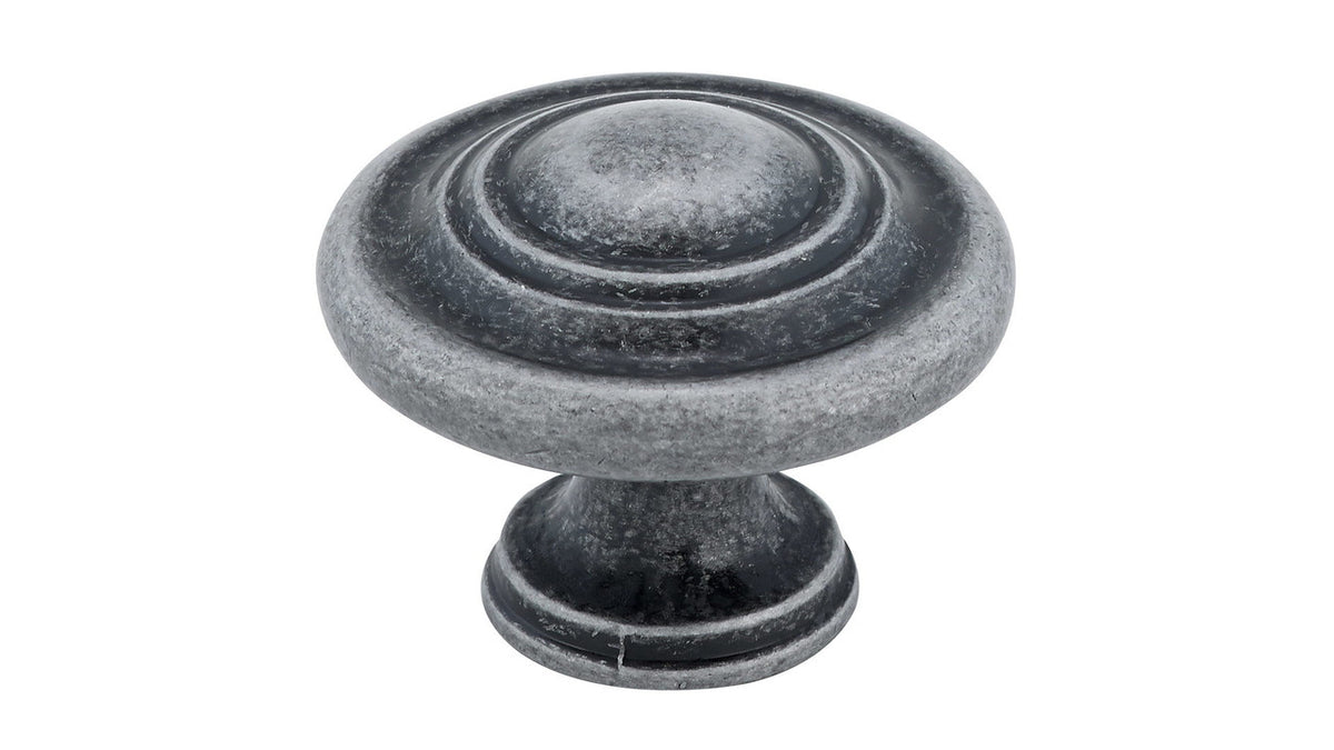 Richelieu BP880142: 1-3/4" Traditional Cabinet Knob - Pewter