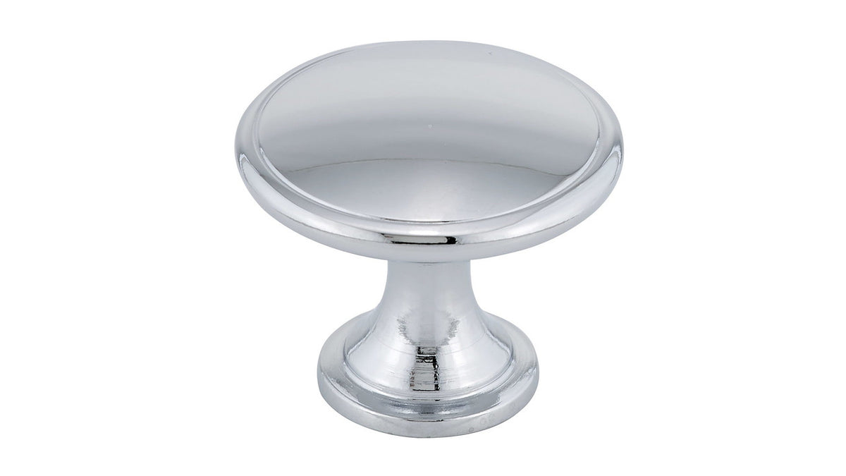 Richelieu BP881140: 1-3/4" Marseille Cabinet Knob - Polished Chrome