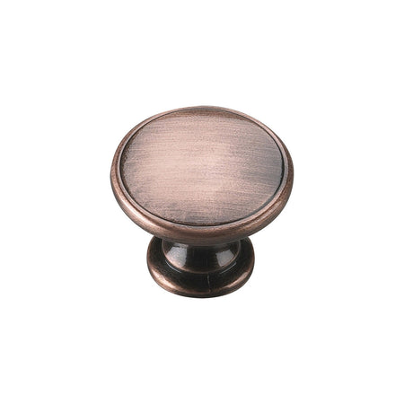 Richelieu BP881193: 1-3/4" Marseille Cabinet Knob - Antique Copper